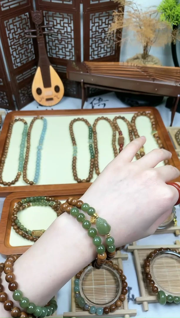 【闪购商品】菩提根/象牙果吊坠貔貅三圈