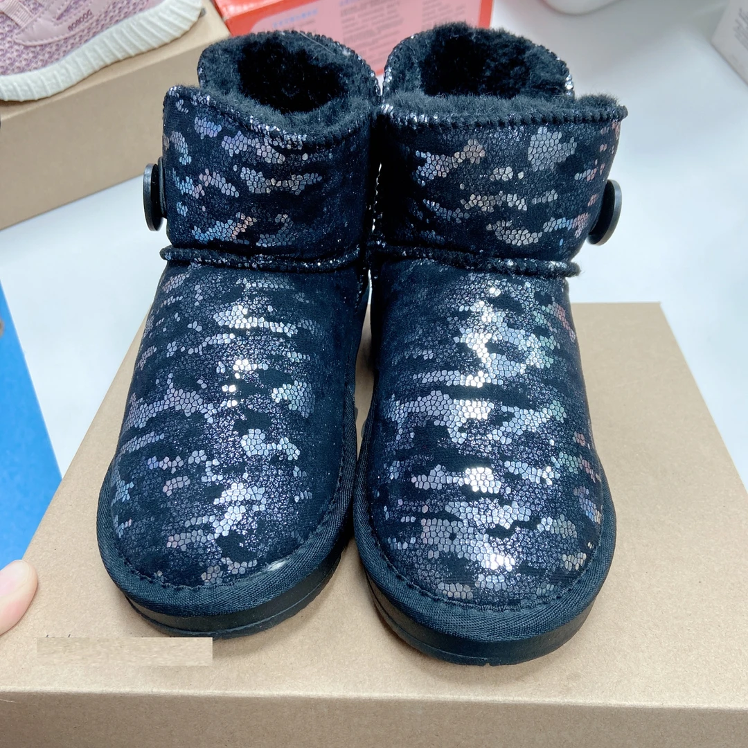 初柒母婴-1030-桃涩雪地靴-9806【脚长+2】