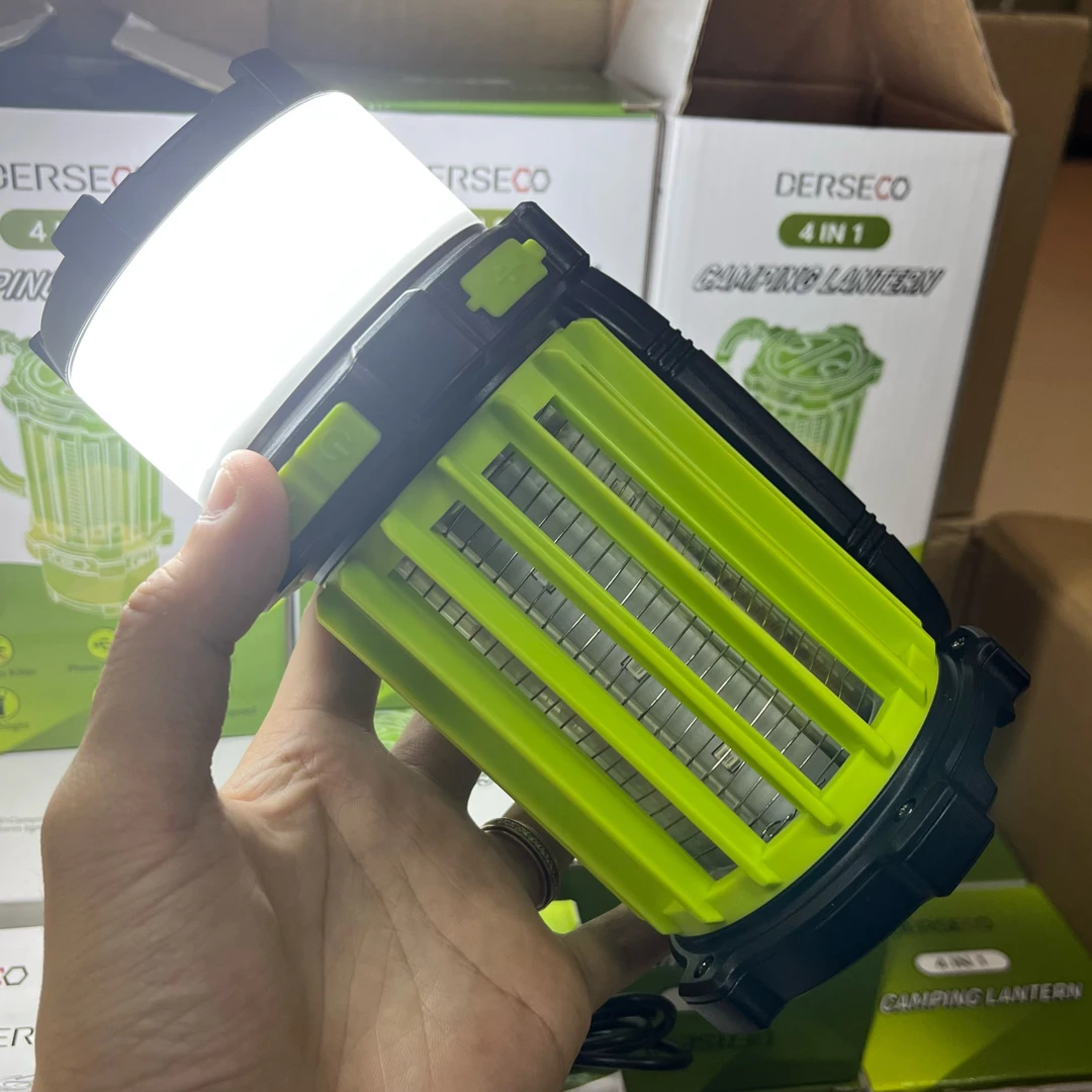 非常实用 4合1大品牌Derseco户外手电充电应急驱蚊