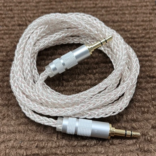99新  高品质音频线 3.5对3.5镀银音频线车载音响对录线
