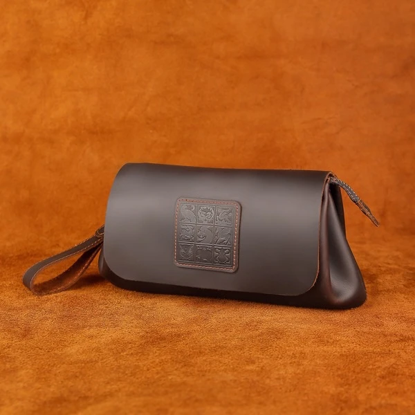 男士手包真皮手拿包男包商务休闲设计款钱包手腕包手机包夹包夹包