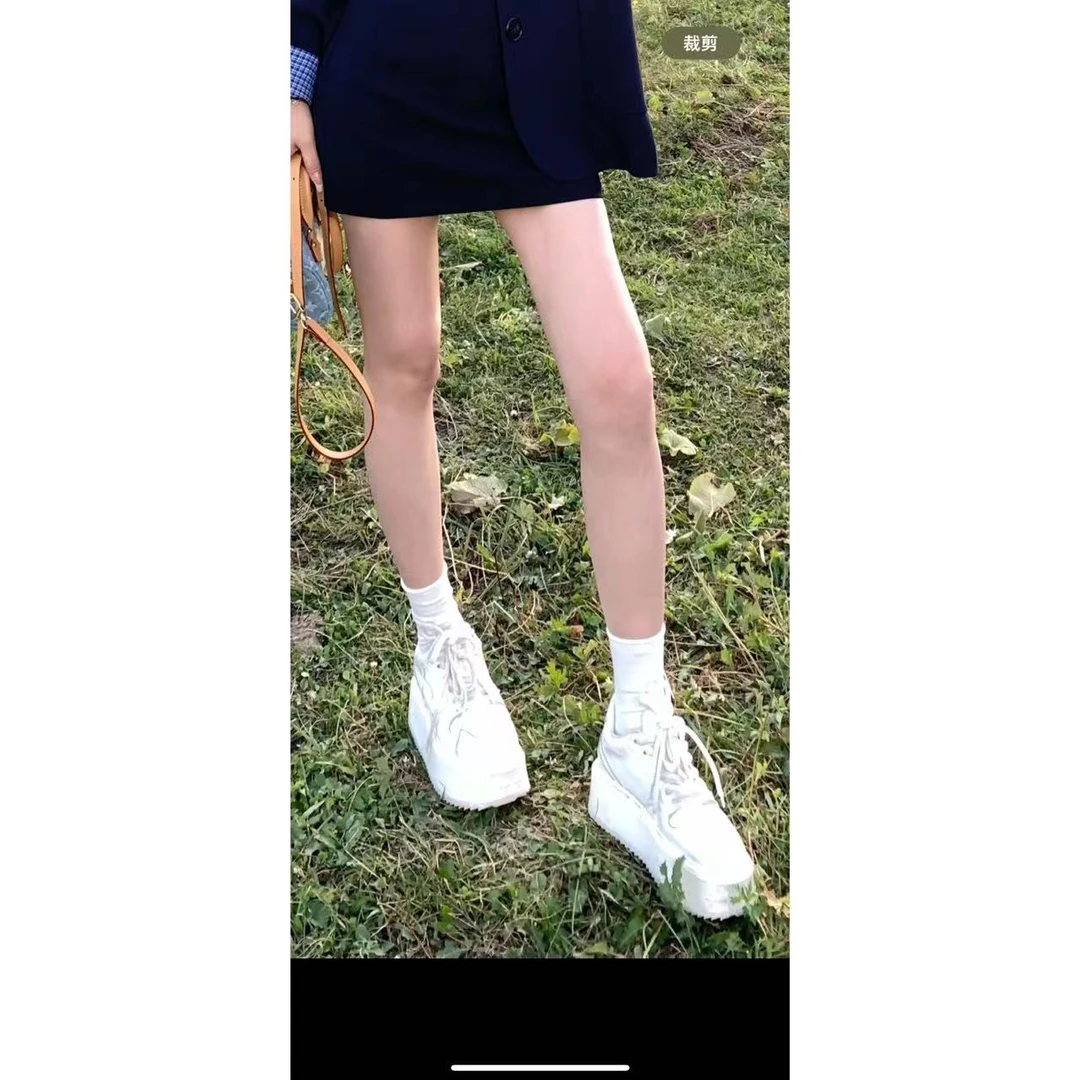 媛媛 【少女感】百搭休闲时尚板鞋显瘦气质设计感小众ins#X0210