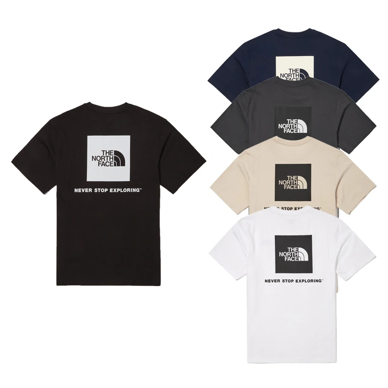THE NORTH FACE/北面后背方块短袖圆领T恤NT7UN