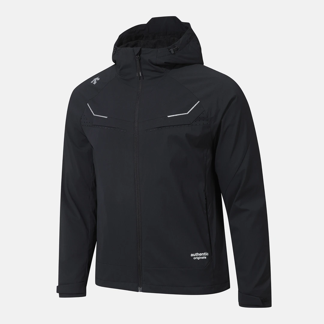 DESCENTE/迪桑特防风防水透气连帽冲锋衣夹克外套