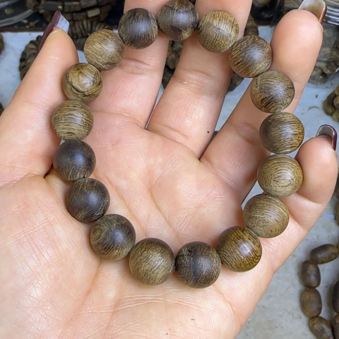 【闪购商品】沉香手串文莱圆珠99沉16克