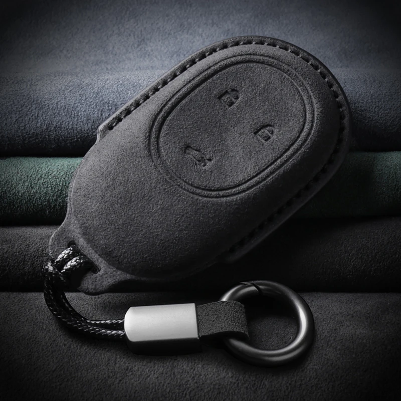 蔚来汽车钥匙包ES6EC6保护套ET5T ES8 EC7专用皮质装饰壳必买配件