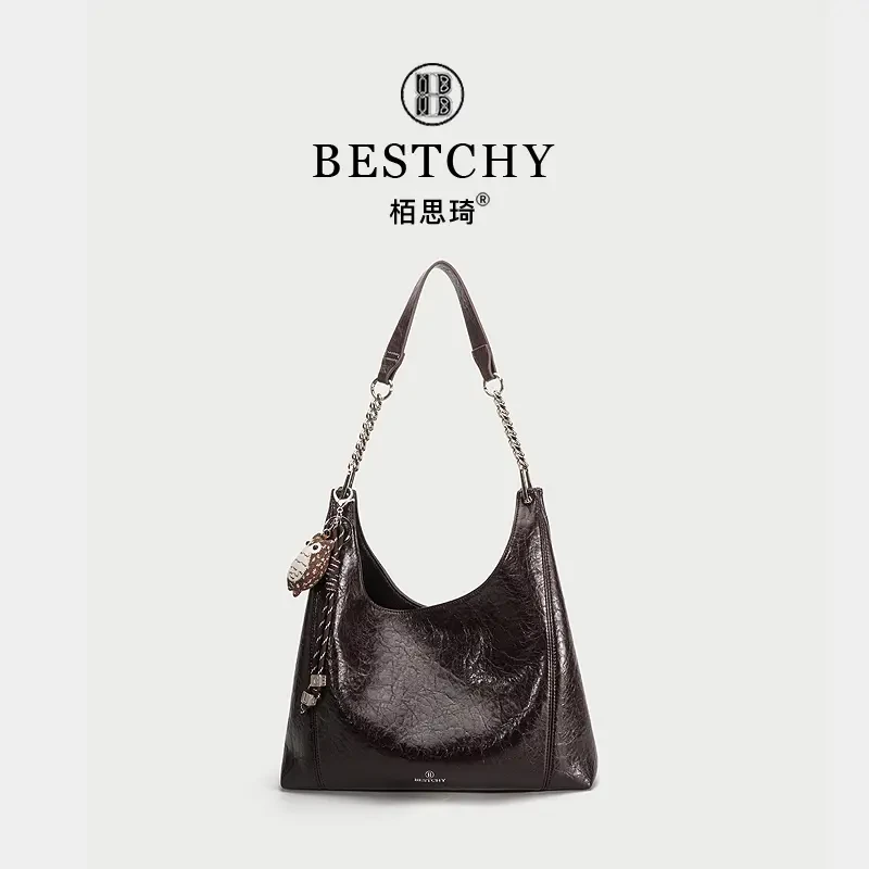 【Bestchy/栢思琦】时尚百搭女士轻奢腋下单肩包3541