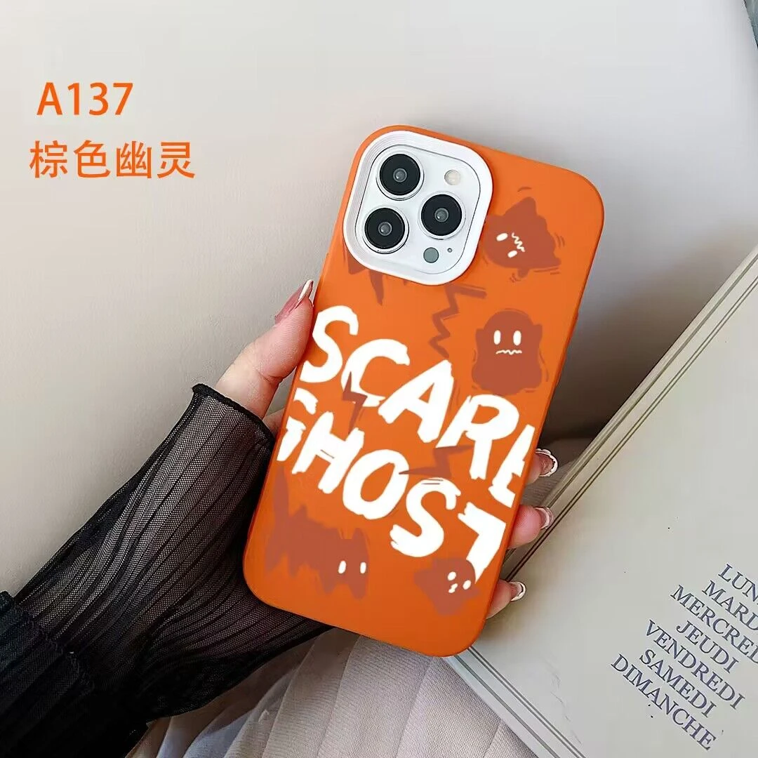三合一防摔手机壳苹果16promax/15/14/13/12卡通朋克小鬼幽灵情侣