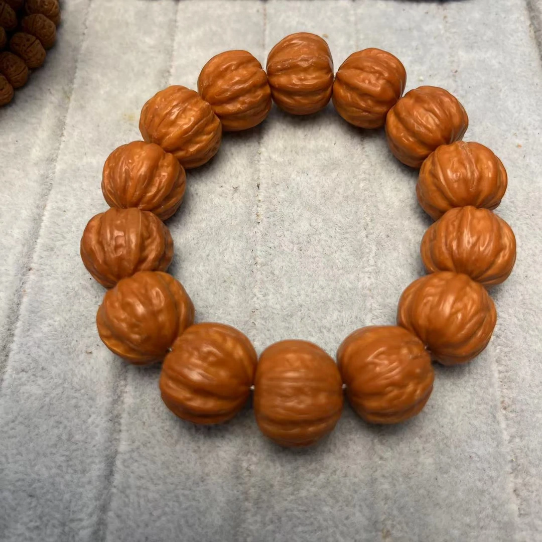 京八棱全品18mm猴头核桃手串精品文玩飞碟八棱