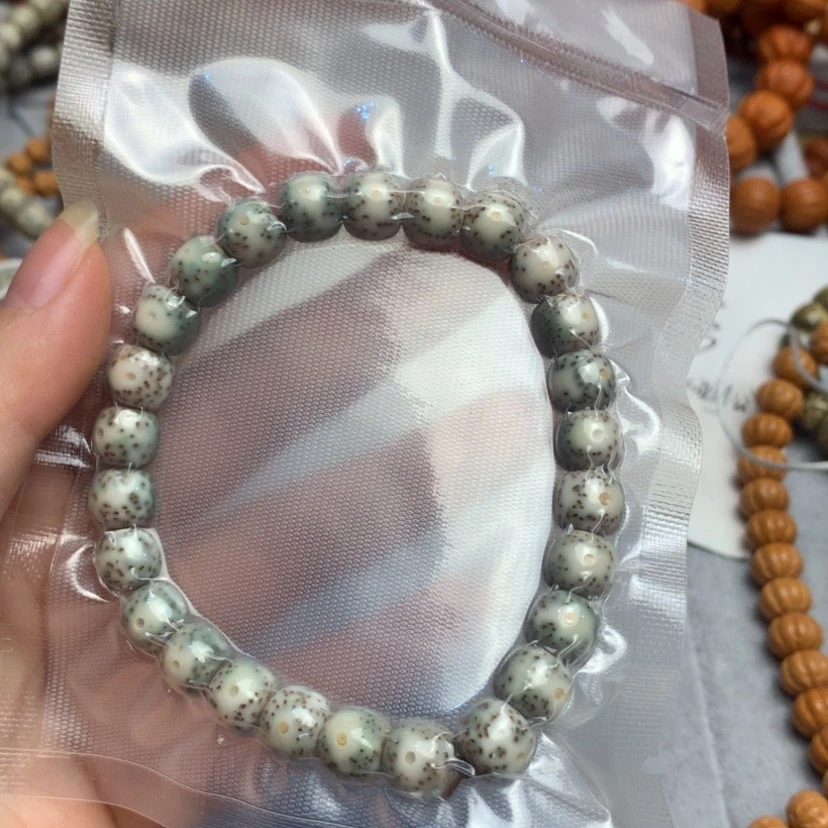 星月菩提单圈9*8手串小单圈原生态星月绕指柔小手串