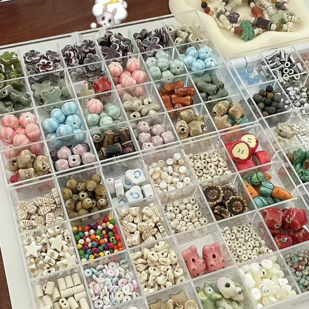 手工DIY景德镇陶瓷珠散珠饰品