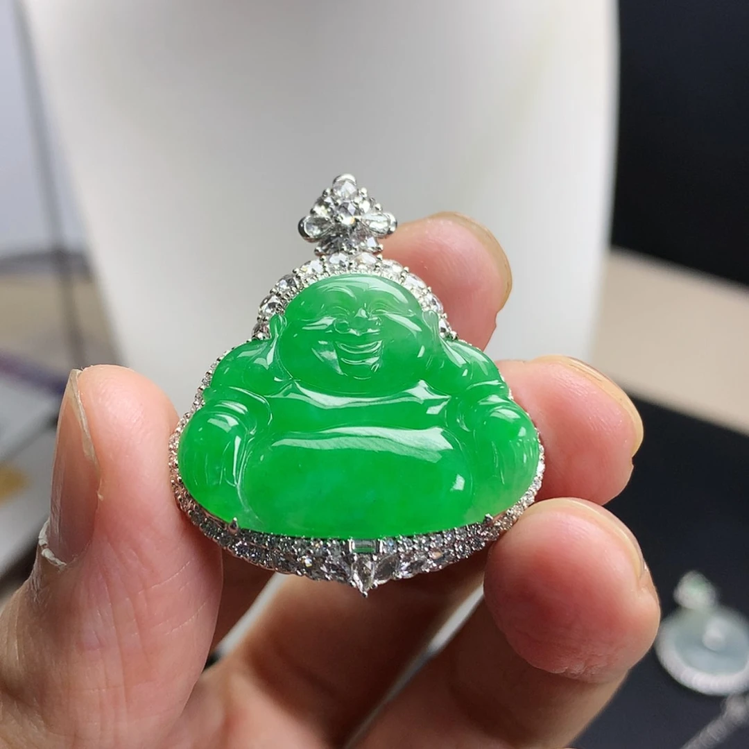 【闪购商品】翡翠颈饰18K金镶嵌*️**