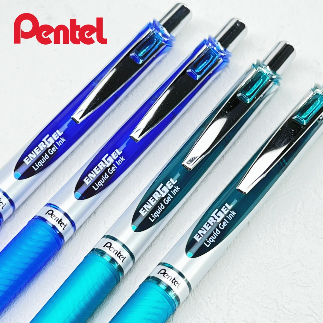 20周年限定日本pentel派通中性笔BLN75勃艮第红速干笔手账笔记0.5