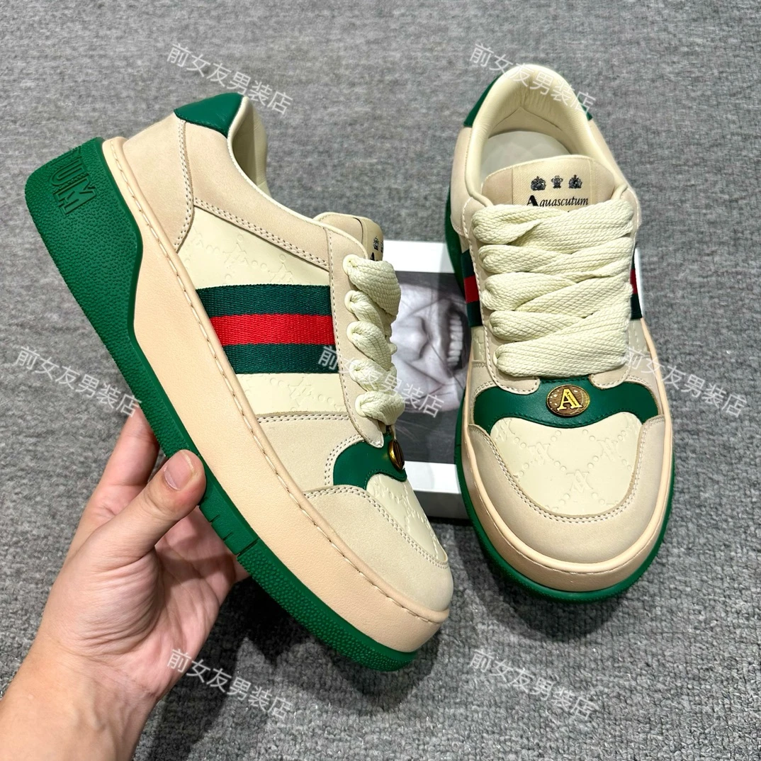 【雅格 狮丹鞋子】新款休闲男鞋时尚情侣时尚透气百搭男士潮流轻奢