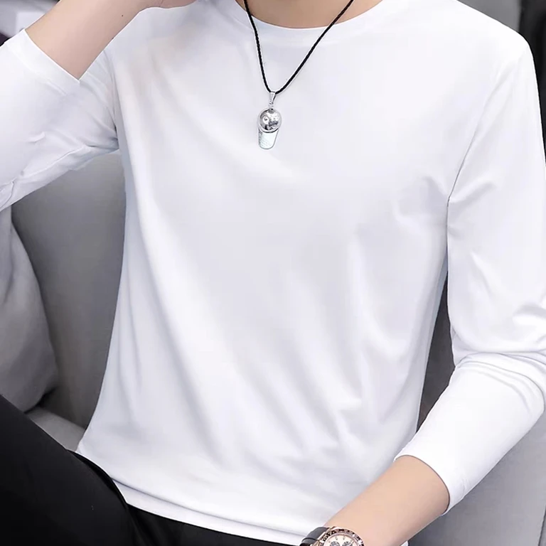 1【直播间断码专拍】男士打底衫潮流休百搭轻奢休闲时尚舒适长袖