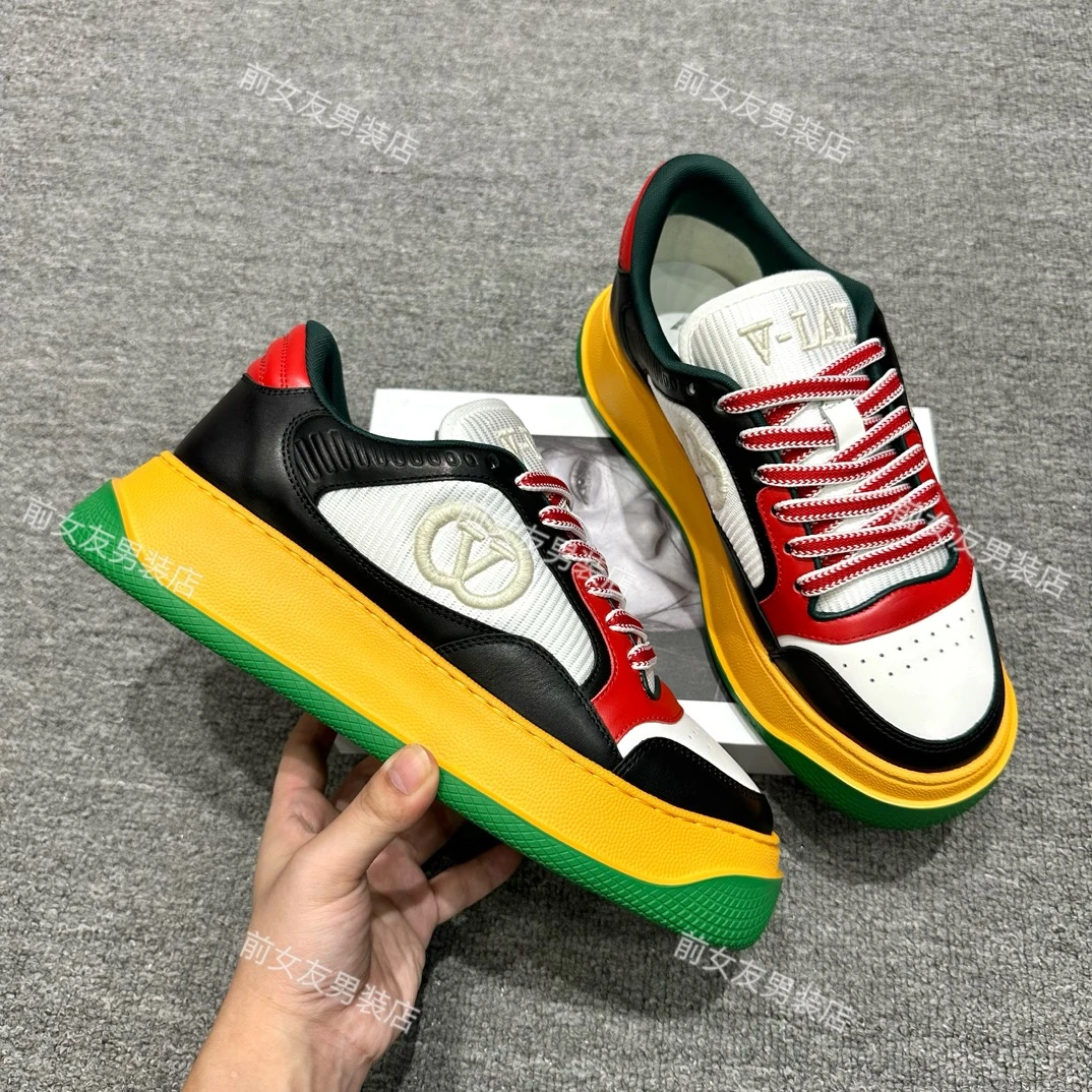 【高端 鞋子】新款休闲鞋真皮鞋安脚舒服软底软面舒适男士潮流003F