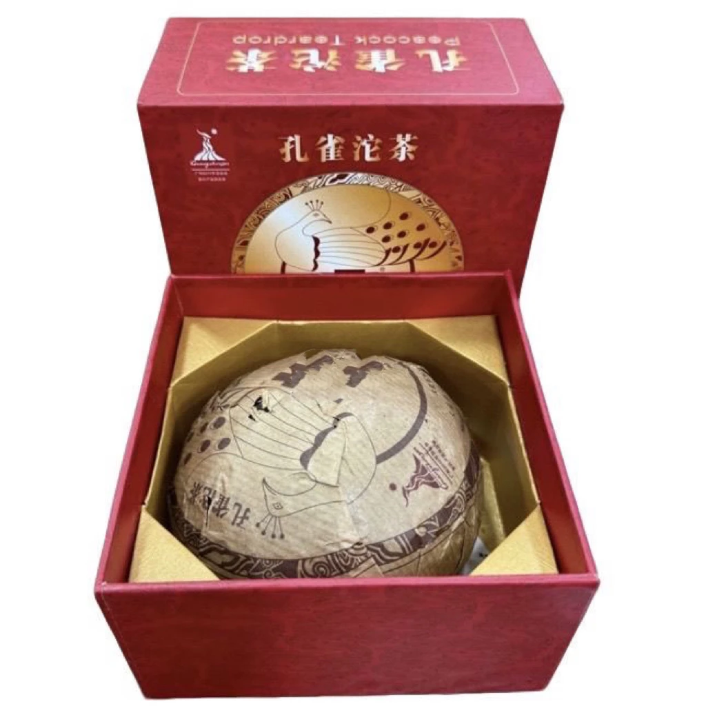 2010年孔雀沱茶001批次正品普洱茶生茶