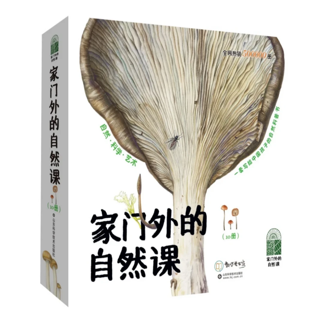 家门外的自然课（全10册平装版）精装礼盒 看草儿蚂蚁蘑菇蚯蚓树木