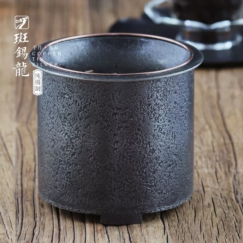 斑锡龙【特惠清仓】涅槃建水茶洗水盂干泡碗茶渣桶复古壶承茶具配件
