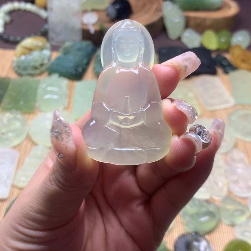 【闪购商品】蛇纹石玉颈饰合金雨**曦