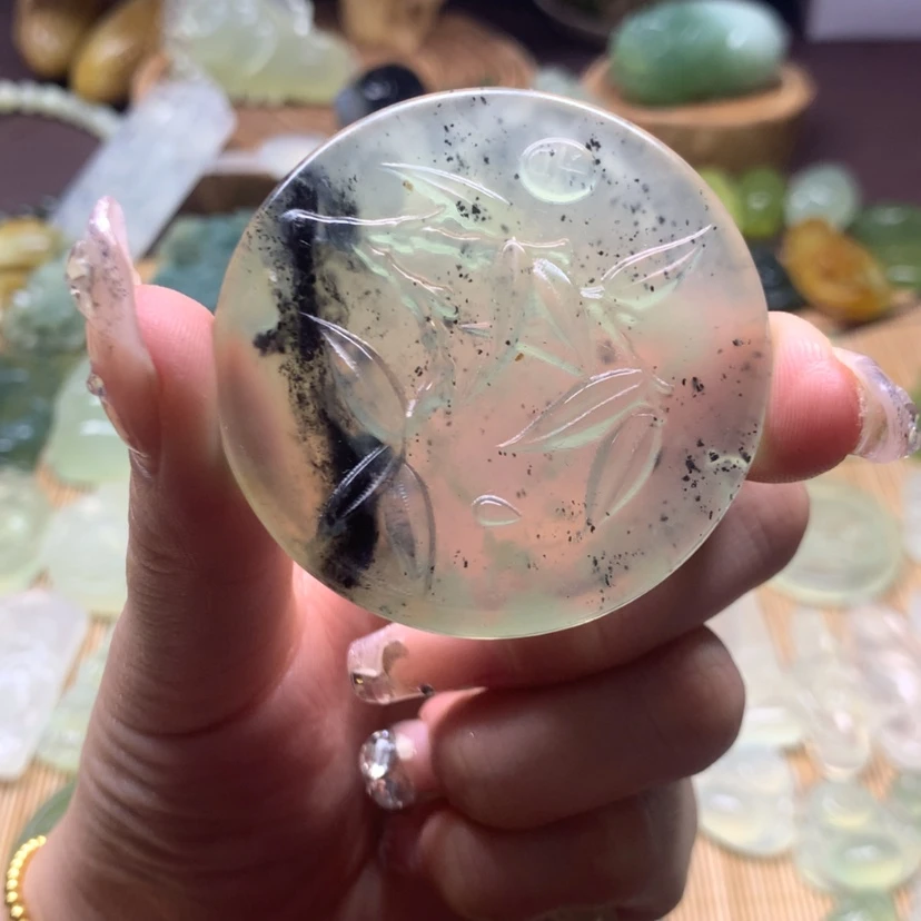 【闪购商品】蛇纹石玉颈饰合金