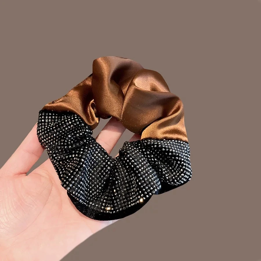 气质大肠发圈韩系高级感发绳女新款扎发皮筋丸子头绳发饰1950