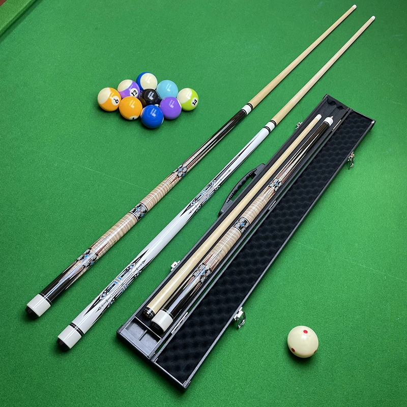 白鸢高级专业加重台球杆大头杆桌球杆美式中式美式黑波茨杆