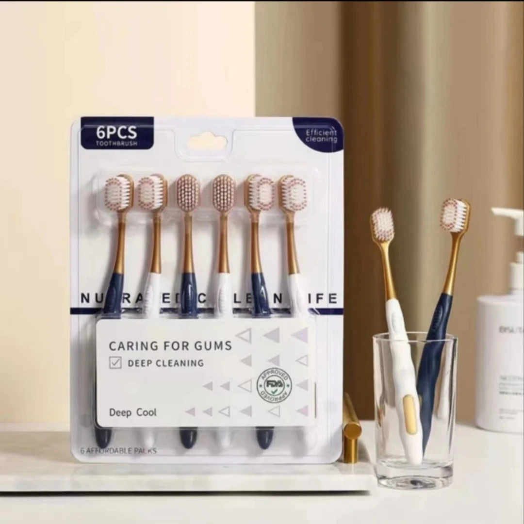 【牙刷6支装】绵丝万毛牙刷运动户外旅行牙刷【破损补发 联系客服】