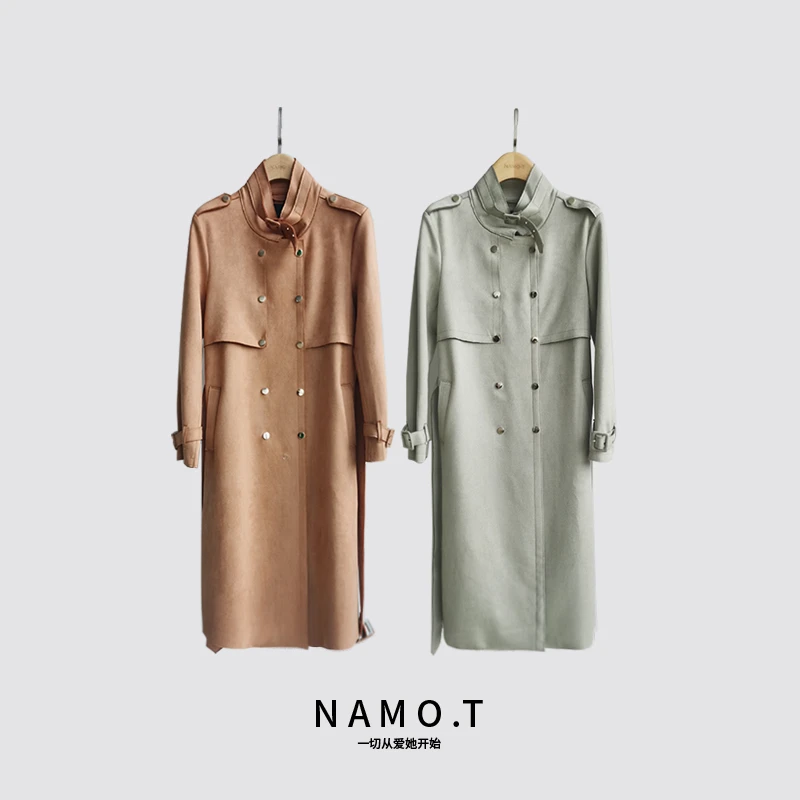 NAMO.T时尚气质双排扣时尚风衣外套NF3833039