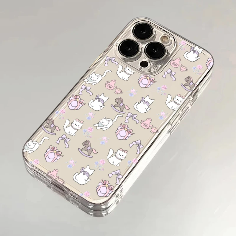 礼物花花小猫咪适用iphone15/13/12苹果14手机壳华为vivo小米oppo