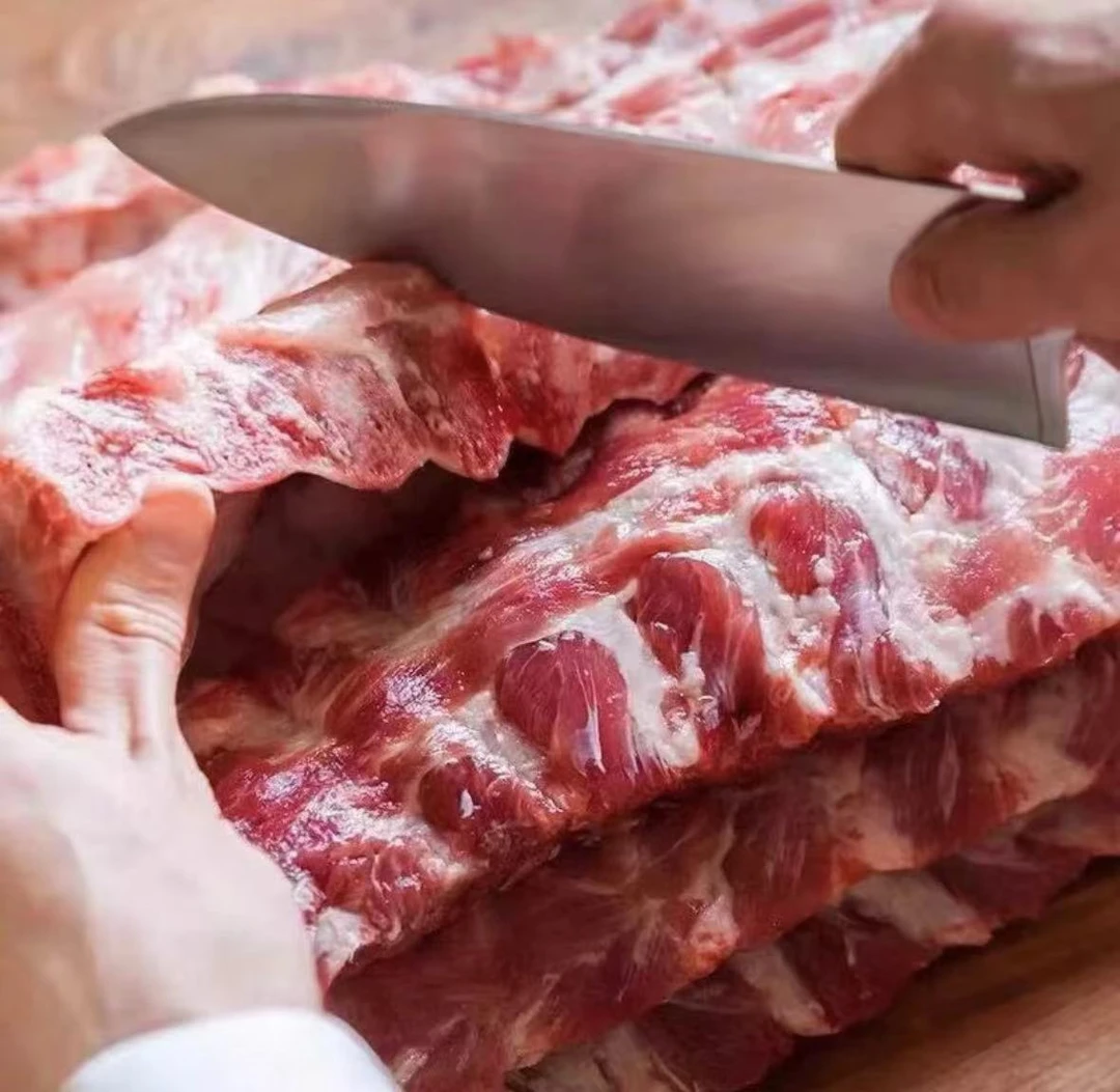 洋【6+2】8斤猪前排 新粉浮力 农家土猪猪前肋排 顺丰冷链现冻