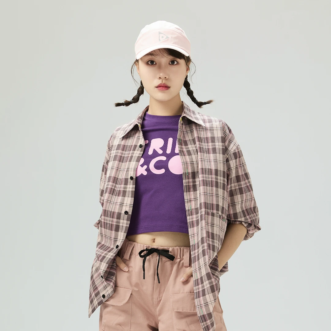 TRIP&CO/去酷格子衬衫纯棉时尚休闲百搭男女