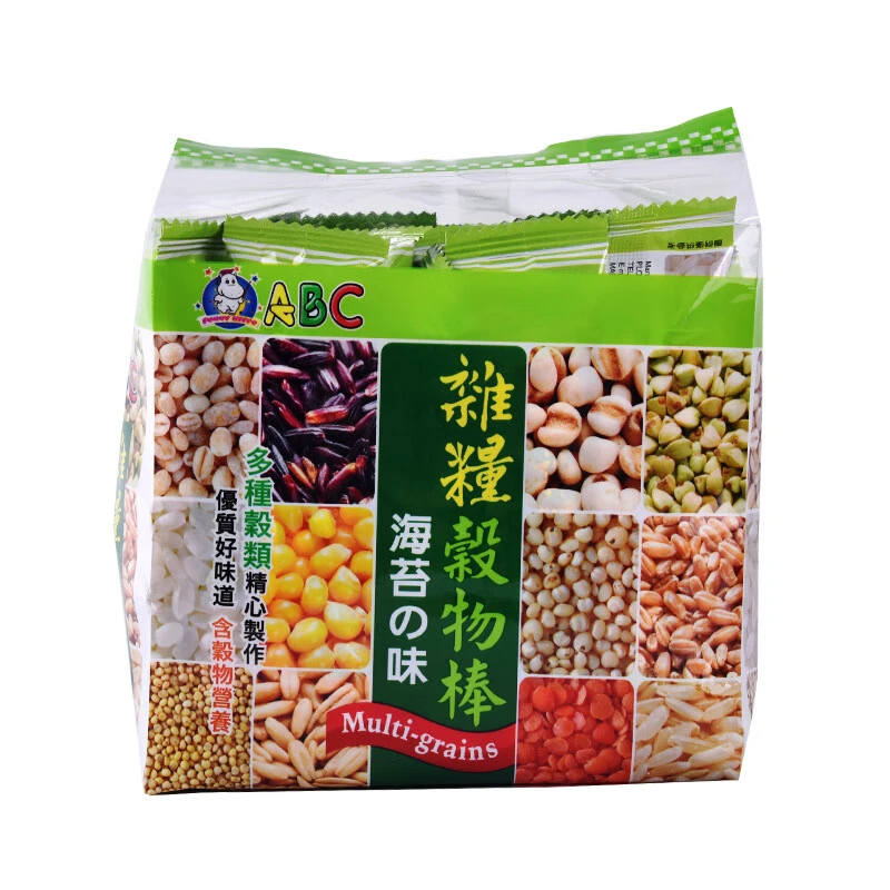 B 马来西亚进口台湾ABC牌粗粮糙米卷饼干儿童营养能量棒零食小吃