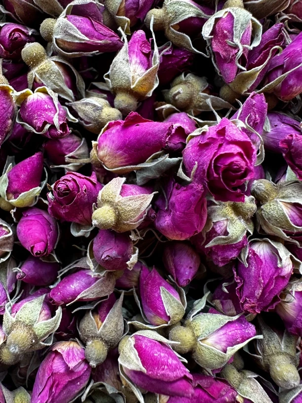 甘肃苦水玫瑰花苞自然晾晒无硫新货