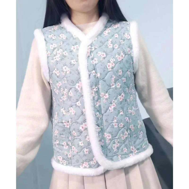 2023网红小马甲女装秋冬新款保暖背心轻薄坎肩内搭防寒马甲