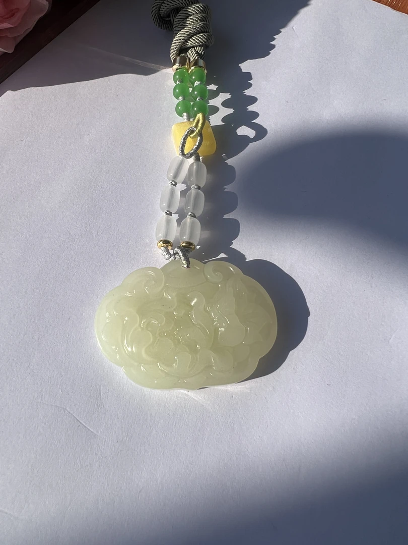 高定珠宝和田祥云项链YL262S0028