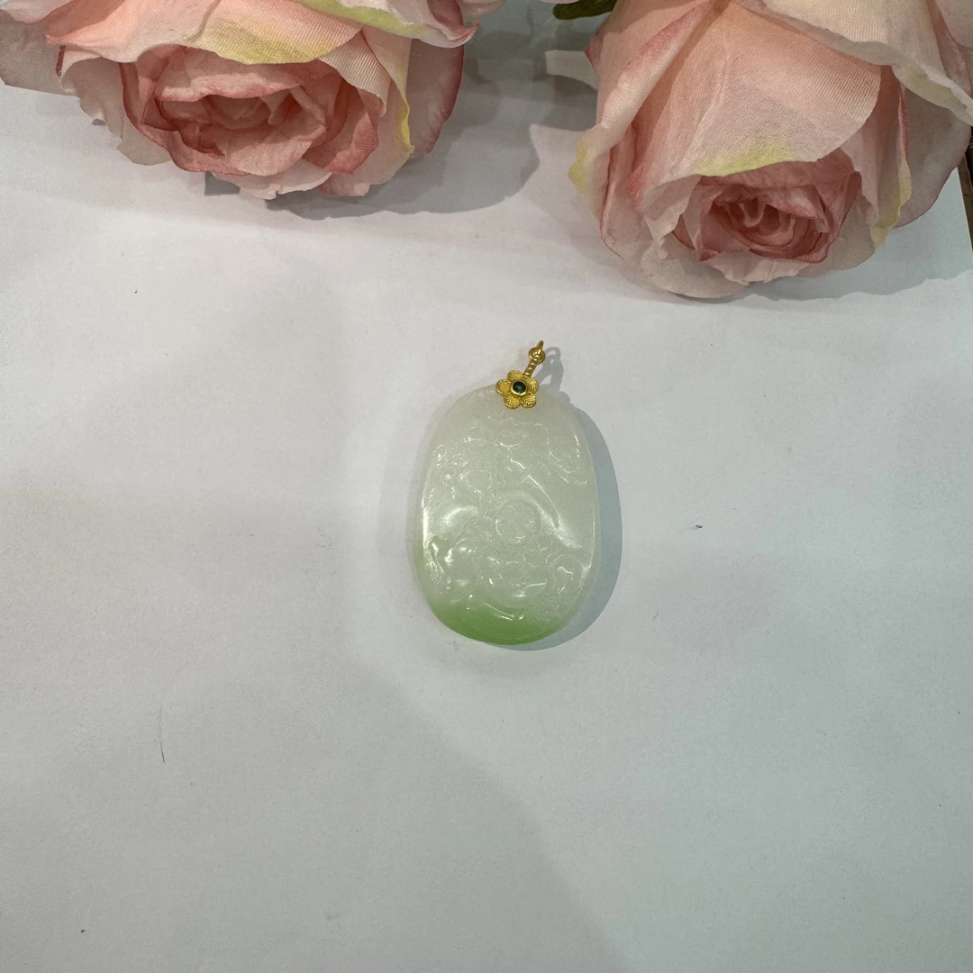 高定珠宝和田玉吊坠HF301S0018