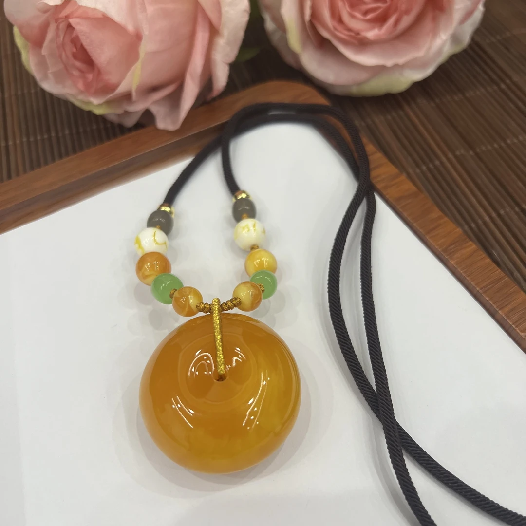 高定珠宝蜜蜡项链ZX591S058