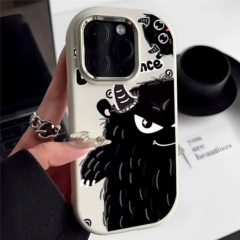 创意个性苹果15iphone14华为vivo小米oppo手机壳卡通全包荣耀软壳