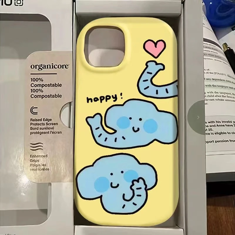 创意卡通苹果15/14/13promax手机壳12全包华为/vivo/小米/oppo女