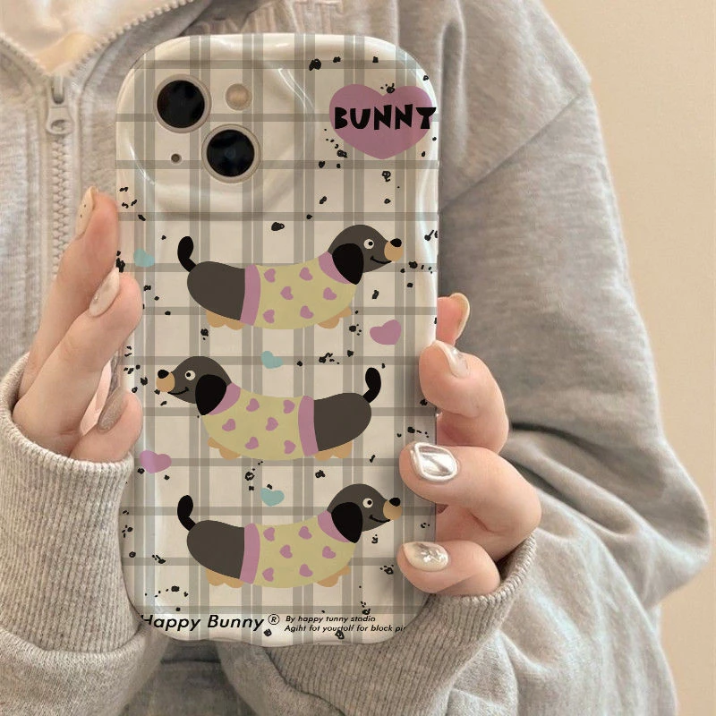 新款苹果iphone15软壳OPPO荣耀华为小米vivo奶油手机壳个性创意女