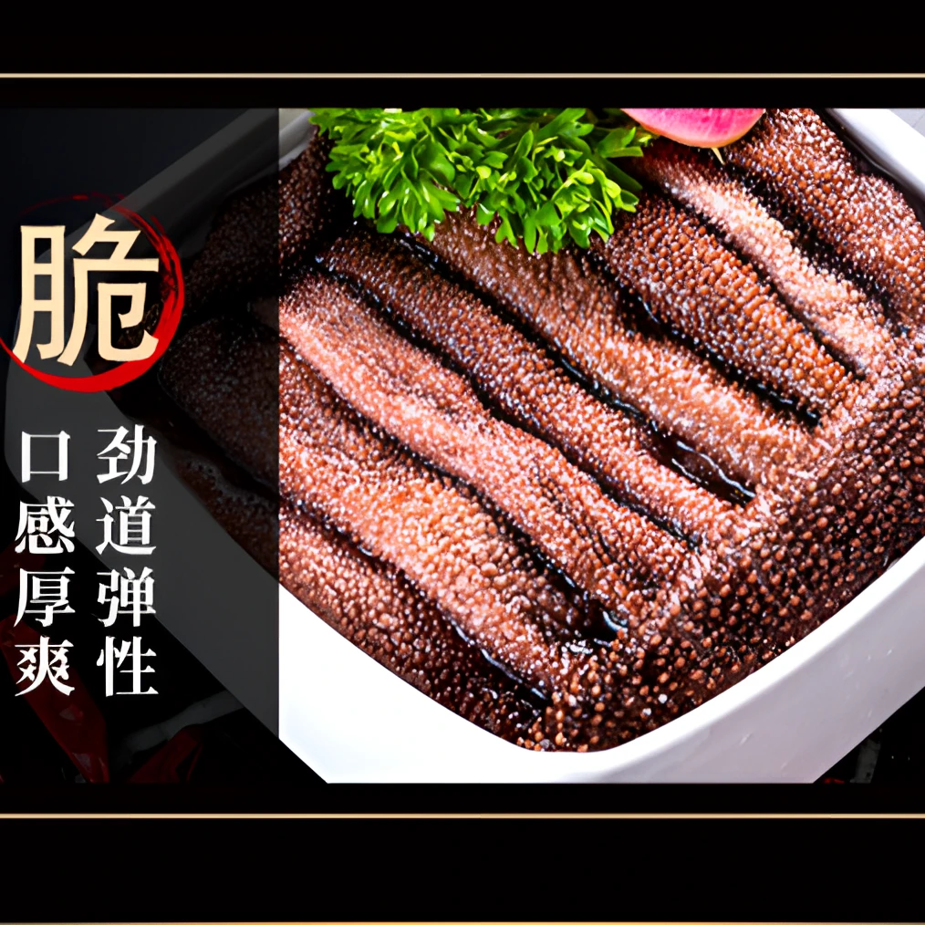 纯叶片毛肚500g/袋（固体物含量70%）新鲜火锅鱼豆腐半成品