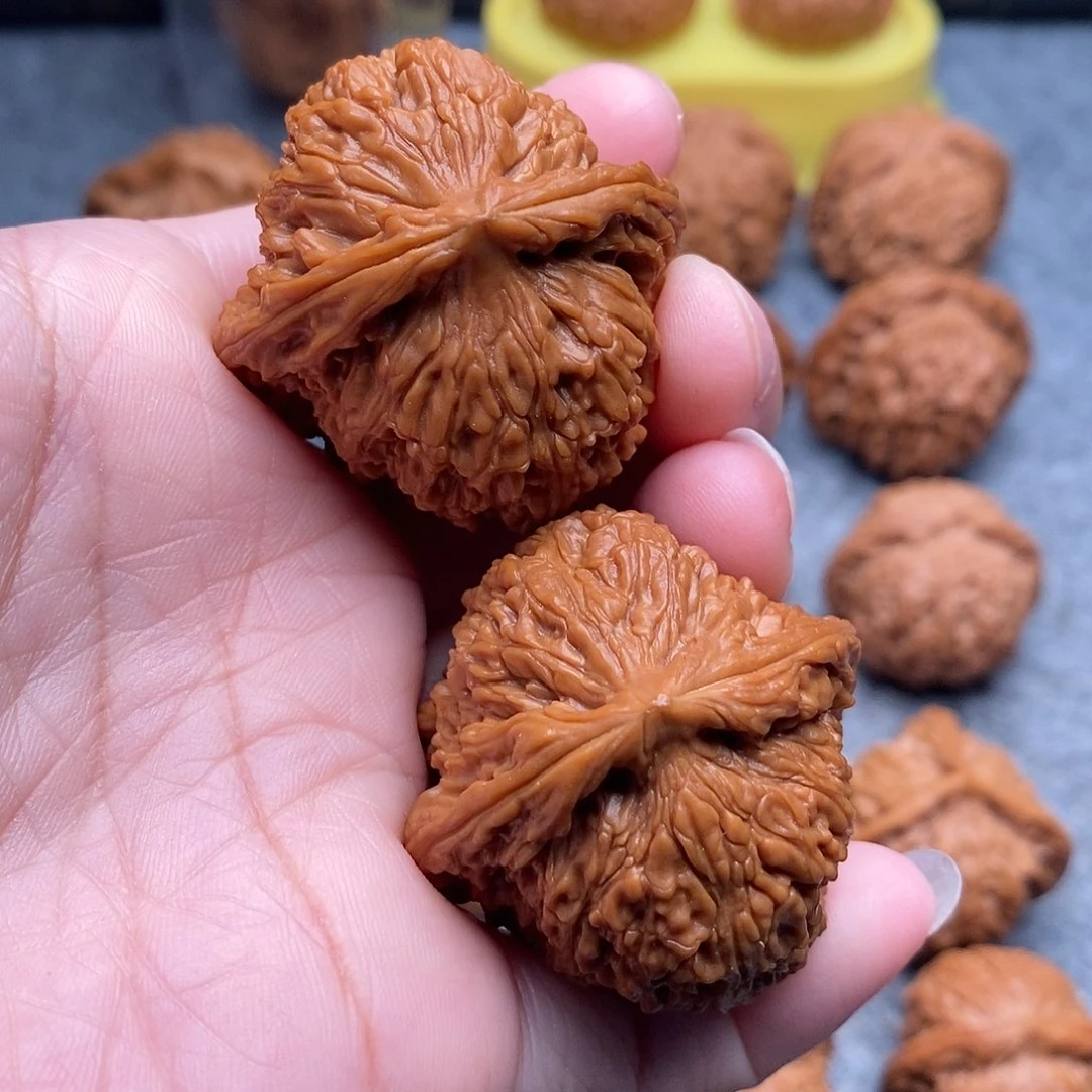 文玩核桃手串~精品南疆石41全品
