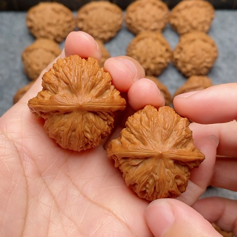 【闪购商品】文玩核桃把件船*磨盘39