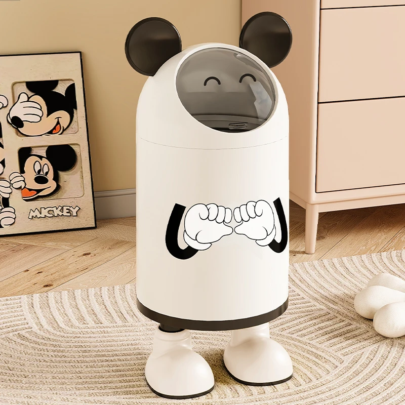 垃圾桶家用2024新款客厅高颜值卫生间厕所带盖卧室纸篓可爱创意