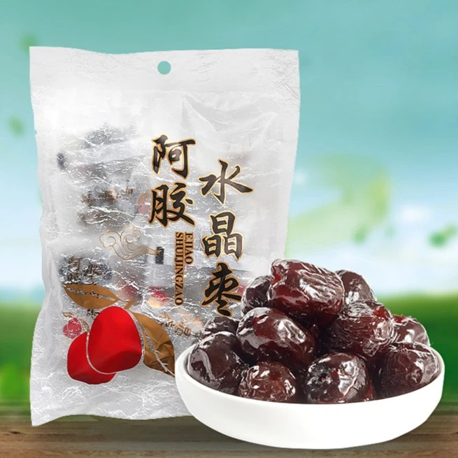 东阿特产阿胶水晶枣 晶莹剔透 软糯香甜（100g/袋*5袋）