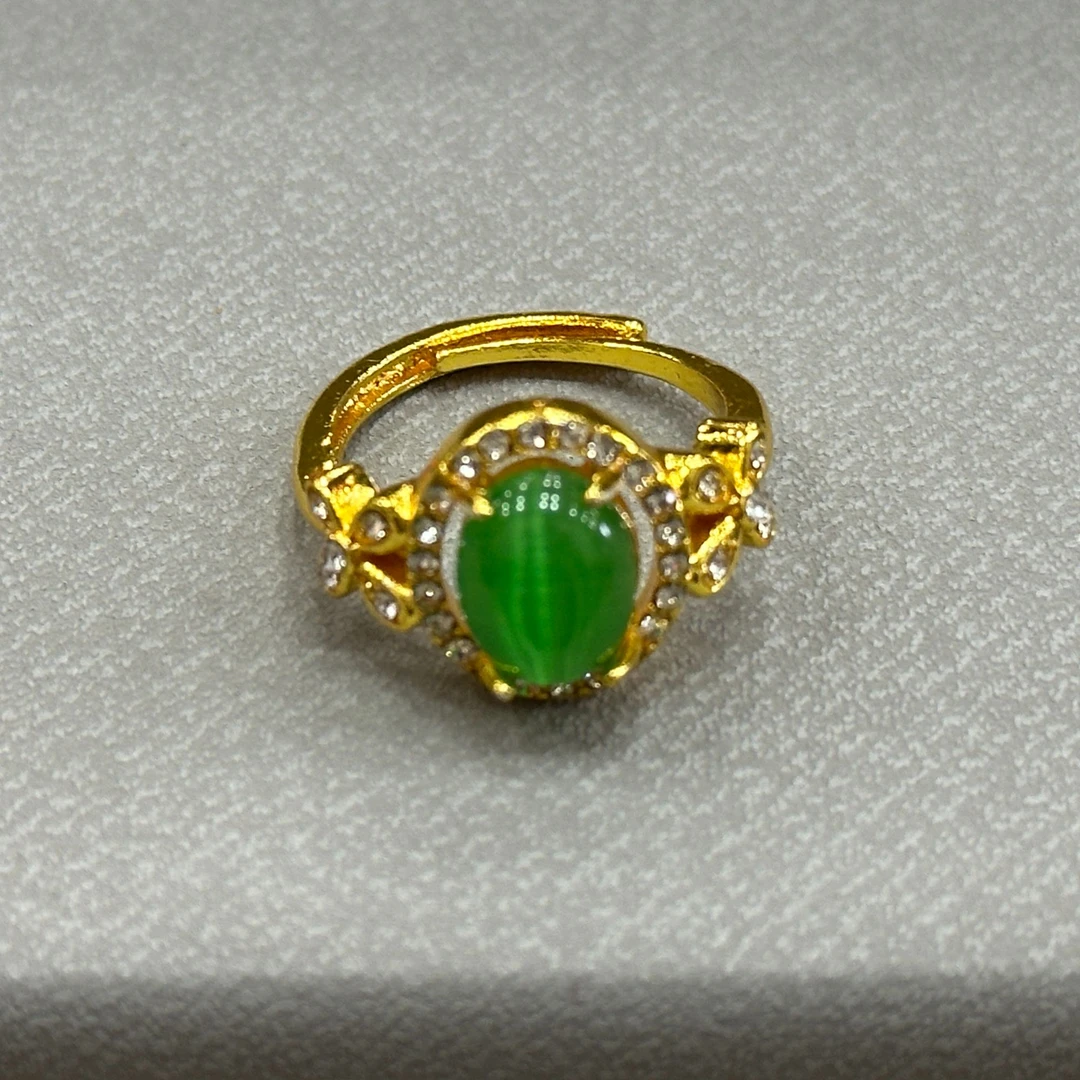 玉师集团 ssjz005 猫眼绿戒指