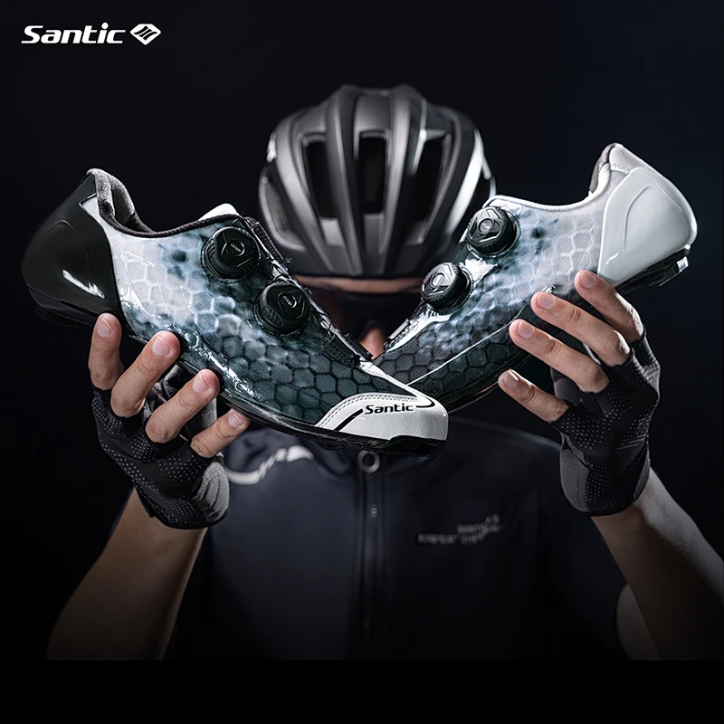 Santic/森地客锁鞋太极.公路锁鞋碳纤骑行鞋国潮鸳鸯公路自行车鞋