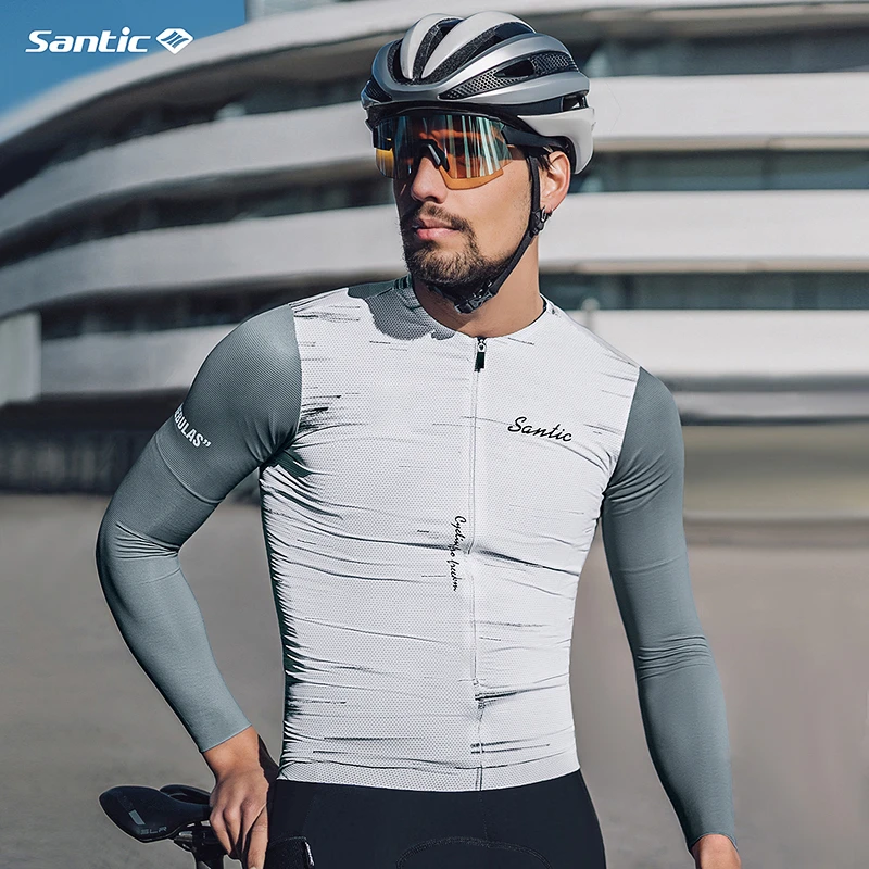 Santic/森地客男士春夏季长袖骑行服 公路自行车单车专业衣服