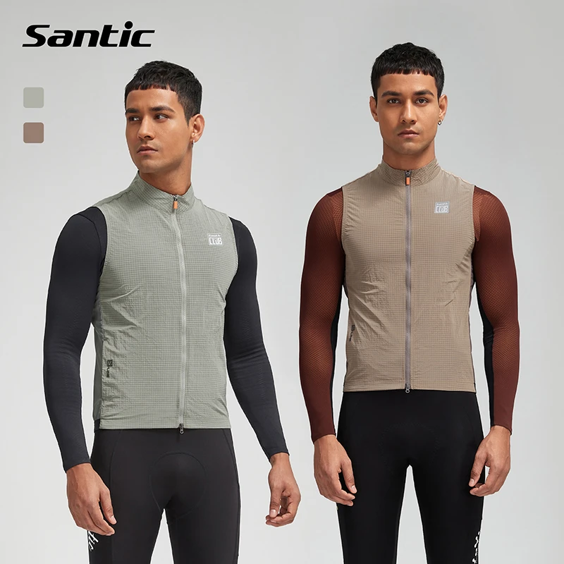 Santic/森地客春秋男女士公路自行车轻量化骑行服防风马甲 十方